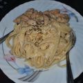 Cooksnap dari Yenny Yadhisna untuk resep Spaghetti Alfredo Creamy with Grilled Chicken