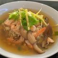 Pakprawee's cooksnap of when they made Oat Shiitake Mushroom Soup with Prawns.