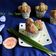 Cooksnap dari Ukhty Yanti untuk resep Bolu kukus pandan coklat mekar cantik (simpel)