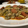 El cooksnap de @tesa.cuina cuando hizo Habas con chorizo.