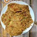 Cooksnap Dapur Yusfarisyia semasa beliau membuat Telur Dadar Rangup.