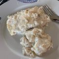 El cooksnap de Laura cuando hizo Filetes de merluza al horno con salsa de vino 🍷 y nata!!!.