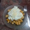 El cooksnap de Yohana Romero cuando hizo Ñoquis de calabaza con salsa blanca.