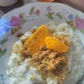 Cooksnap dari Bunda Luqman's Kitchen untuk resep BUBUR Nasi Sisa siram Kuah Santan