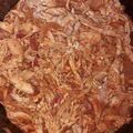 El cooksnap de Esther Soto cuando hizo Tinga de pollo.
