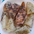 El cooksnap de Teresita Felíz cuando hizo Salmón a la mantequilla.