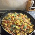 El cooksnap de Matilde Gularte cuando hizo Fusilli con tonno (atún).
