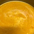 El cooksnap de Sandra Alvarado cuando hizo Crema de ayote.