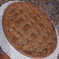 El cooksnap de Agustina Garcia cuando hizo PASTA FROLA OINK! De chocolate y dulce de leche!.