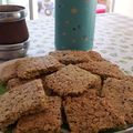 El cooksnap de Anita cuando hizo Crackers salado keto.