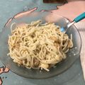 El cooksnap de Carolina Noelia Martín cuando hizo Salsa de verdeo y champiñones.