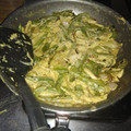 El cooksnap de Peter Rivera cuando hizo Pollo con Rajas y Crema.