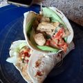 El cooksnap de cecilia arregui cuando hizo Wraps de pollo, fáciles y ricos.