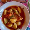 El cooksnap de Lorena Payeras cuando hizo Estofado de pollo con papas.