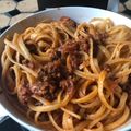 El cooksnap de Félix Cortés Schöler cuando hizo Bolognesa de fin de semana.