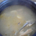 El cooksnap de Sol Espinosa cuando hizo Sopa de merluza.