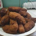 El cooksnap de Eli Izquierdo cuando hizo Croquetas de cordero .