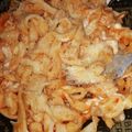El cooksnap de Maru Fabrizio cuando hizo Tallarines caseros.