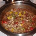 AshLi's cooksnap of when they made Stuffed Pepper Soup.