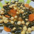 El cooksnap de Meritxell Lorenzo cuando hizo Garbanzos con espinacas.