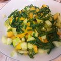 El cooksnap de Fabiolita Delgad cuando hizo Ensalada de mango, espinaca y aguacate.