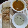 Mansi का कुकस्नैप जब उन्होंने चावल और साबूत मूंग का चीला बनाया था।