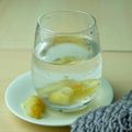 Cooksnap Nur Nadiah semasa beliau membuat Minuman Lemon, Madu Asli & Halia.