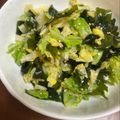 あやママ99's cooksnap of when they made キャベツとワカメのナムル風サラダ.