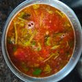Fathima's cooksnap of when they made மிளகு தக்காளி ரசம்(milagu thakkali rasam recipe in tamil).