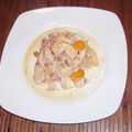 El cooksnap de apuyinc cuando hizo Pollo a la crema y vino blanco.