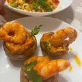 El cooksnap de Lydia Sempere Martinez cuando hizo Champiñones Rellenos de Gambones al Ajillo 🧄.