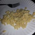 hellojewby's cooksnap of when they made The Fluffiest Creamiest Scrambled Eggs.