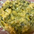 El cooksnap de Irene-Guirao cuando hizo Revuelto de cebolla y calabacín.