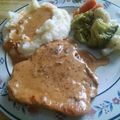 Stargazer's cooksnap of when they made Smothered Pork Chops.