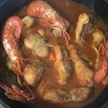 El cooksnap de muriel.f cuando hizo Rape con patatas, almejas y gambitas.