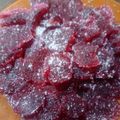 El cooksnap de Agustina Jerez cuando hizo Gomitas de gelatina de durazno y cereza.
