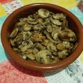 El cooksnap de Sarandonga cuando hizo Champiñones al ajillo.