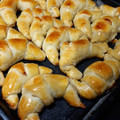 El cooksnap de Sandra Luz cuando hizo Medialunas de manteca 🥐.