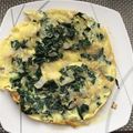 El cooksnap de Jean Pierre Trigoso cuando hizo Omelette de espinaca y queso. 🍃.
