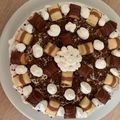 Gina Cooksnap-ja, amikor elkészítette a(z) Kinder Bueno torta sütés nélkül az édes íz kedvelőinek receptet.