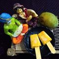 Suman Prakash's cooksnap of when they made Mango Popsicles.