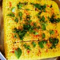 Priya Mulchandani का कुकस्नैप जब उन्होंने बेसन ढोकला (besan dhokla recipe in Hindi) बनाया था।