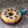 El cooksnap de veronica cuando hizo Rosca de Pascua rellena con crema pastelera.