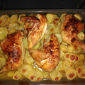 El cooksnap de Marian cuando hizo Pollo al horno con patatas.