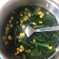 Cooksnap dari Risma Yani untuk resep Sayur bayam jagung manis natural