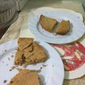 mike's cooksnap of when they made Peanut Butter Blondies.