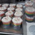 Cooksnap dari Fairlenie Delly untuk resep Rainbow Cake Ekonomis (2 telur)