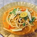 Cooksnap Eqin Nur Asyiqin semasa beliau membuat Laksa Johor Ayam Brand.