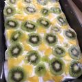 marcsy86 Cooksnap-ja, amikor elkészítette a(z) Kiwis tejszínes,tejfölös krémes kocka receptet.