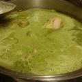 El cooksnap de Berta Alicia Fernandez cuando hizo Mole de espinacas con pollo.